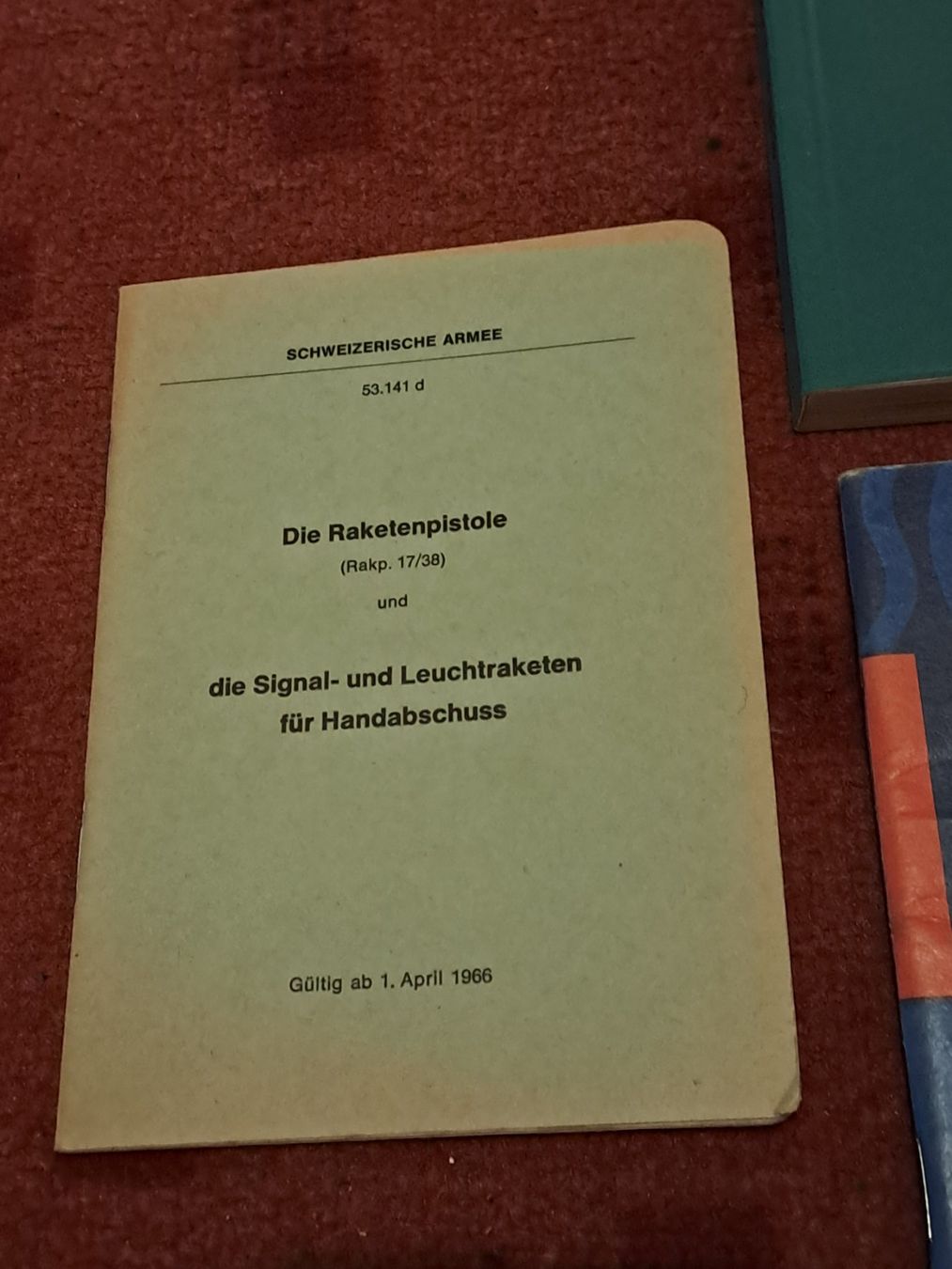 Libri: Lot von 5 verschiedenen Reglemente – Usato da St.Gallen venduto da Infanteriewerk 3