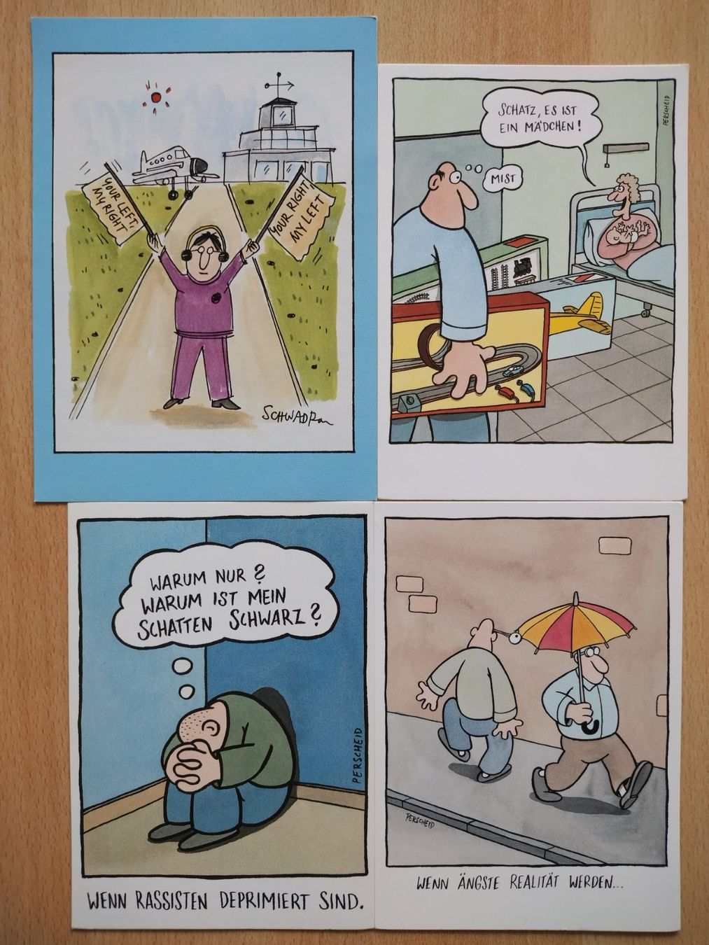 Cartoline postali: Postkarten, Ansichtskarten, lustige Cartoons, u.a. Perscheid – Nuovo (secondo la descrizione) da Jona venduto da Argus36 2