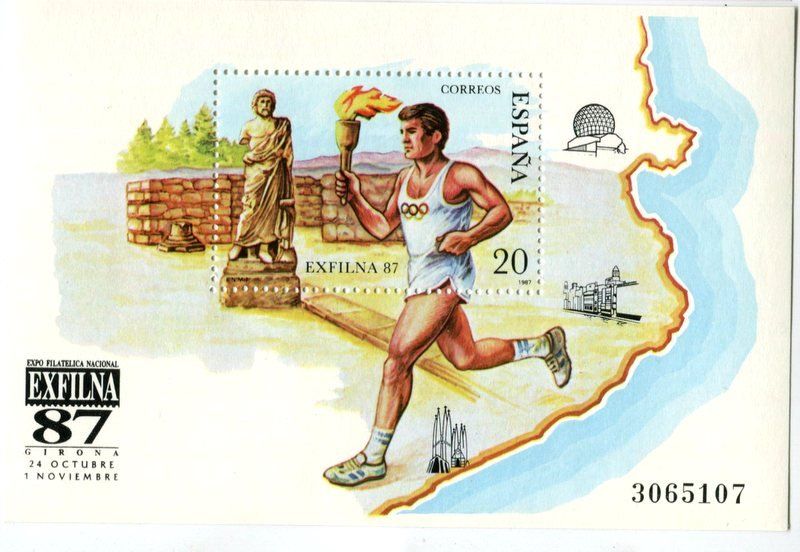 Tous les timbres: Block "Olympische Spiele". Spanien – Neuf avec emballage d'origine à Basel par Butsch5