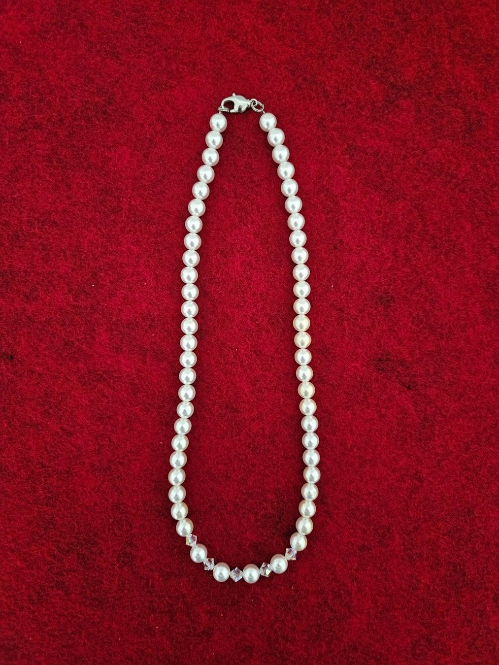 Ketten: Perlenkette mit Kristallen neuwertig Modeschmuck – Neu (gemäss Beschreibung) aus Menziken von sura76 3