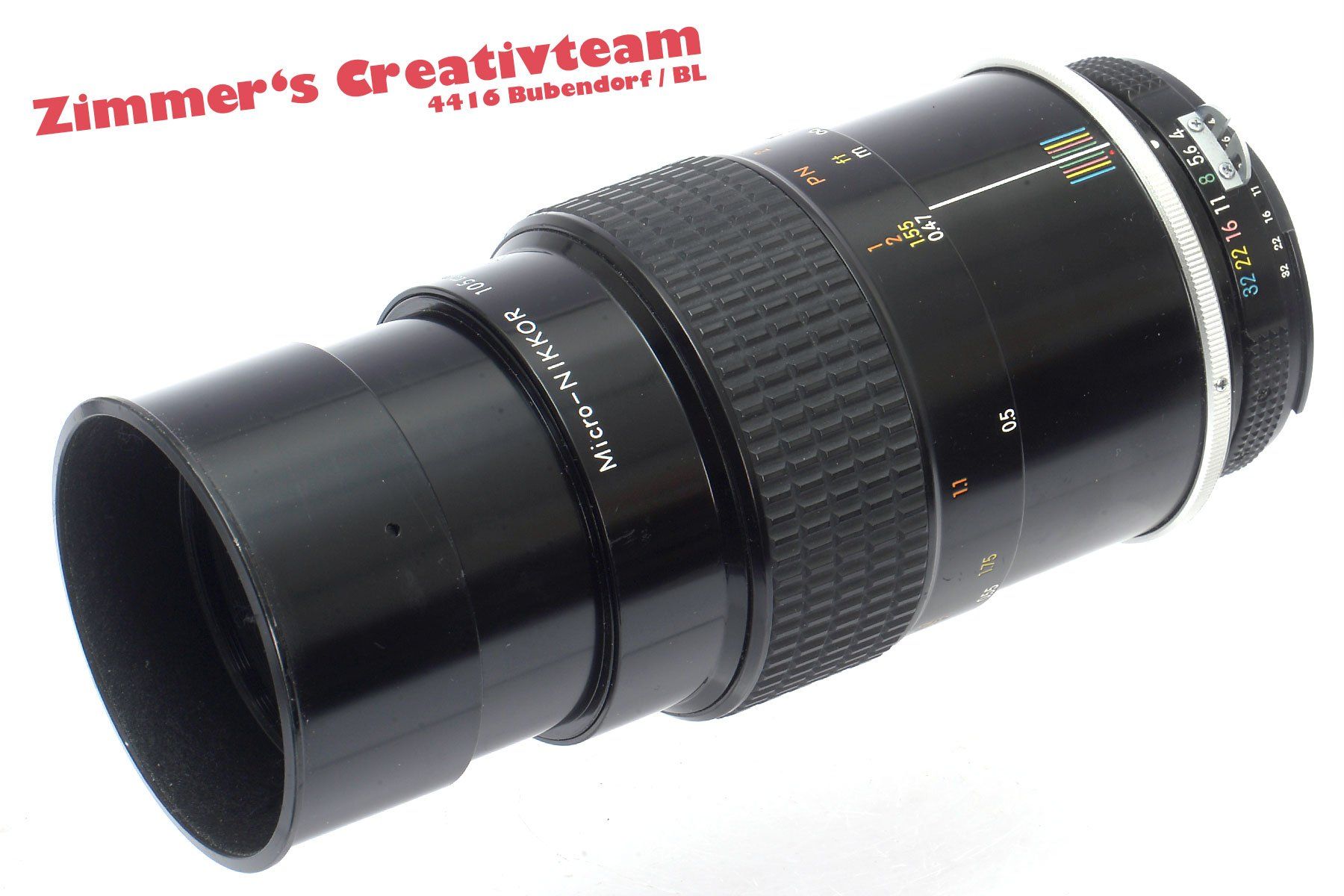 Nikon Obiettivi: Micro-Nikkor 105mm 4.0 AI, Nikon manuell – Usato da Bubendorf venduto da zimmers_creativteam 3