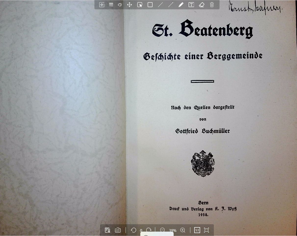 Libri: St. Beatenberg: Geschichte einer Berggemeinde 1914 – Usato da Bern venduto da Grindelwaldaus