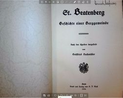 St. Beatenberg: Geschichte einer Berggemeinde 1914