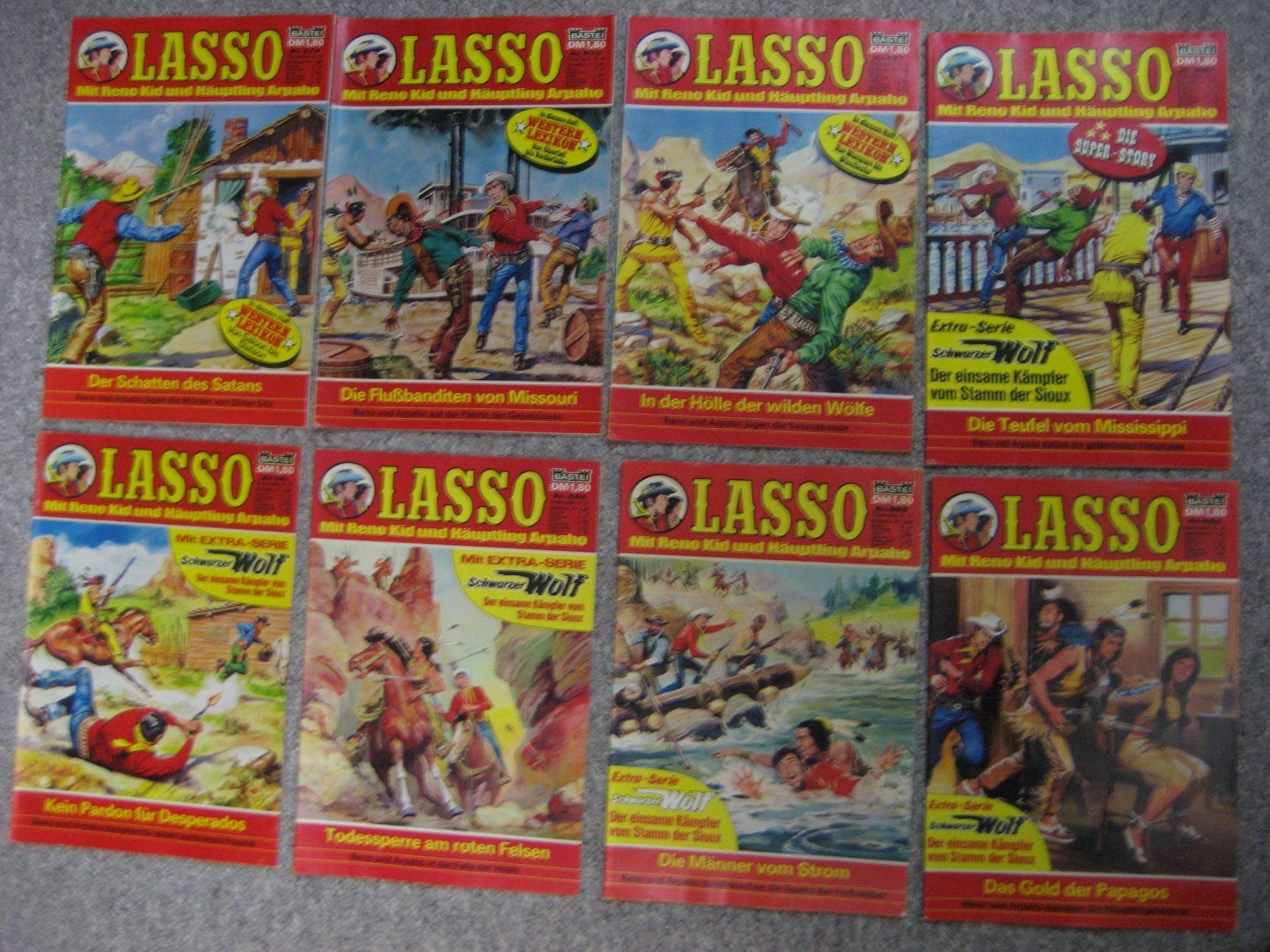 Fumetti: 8 Lasso Comics – Usato da Bottighofen venduto da Spiderman61