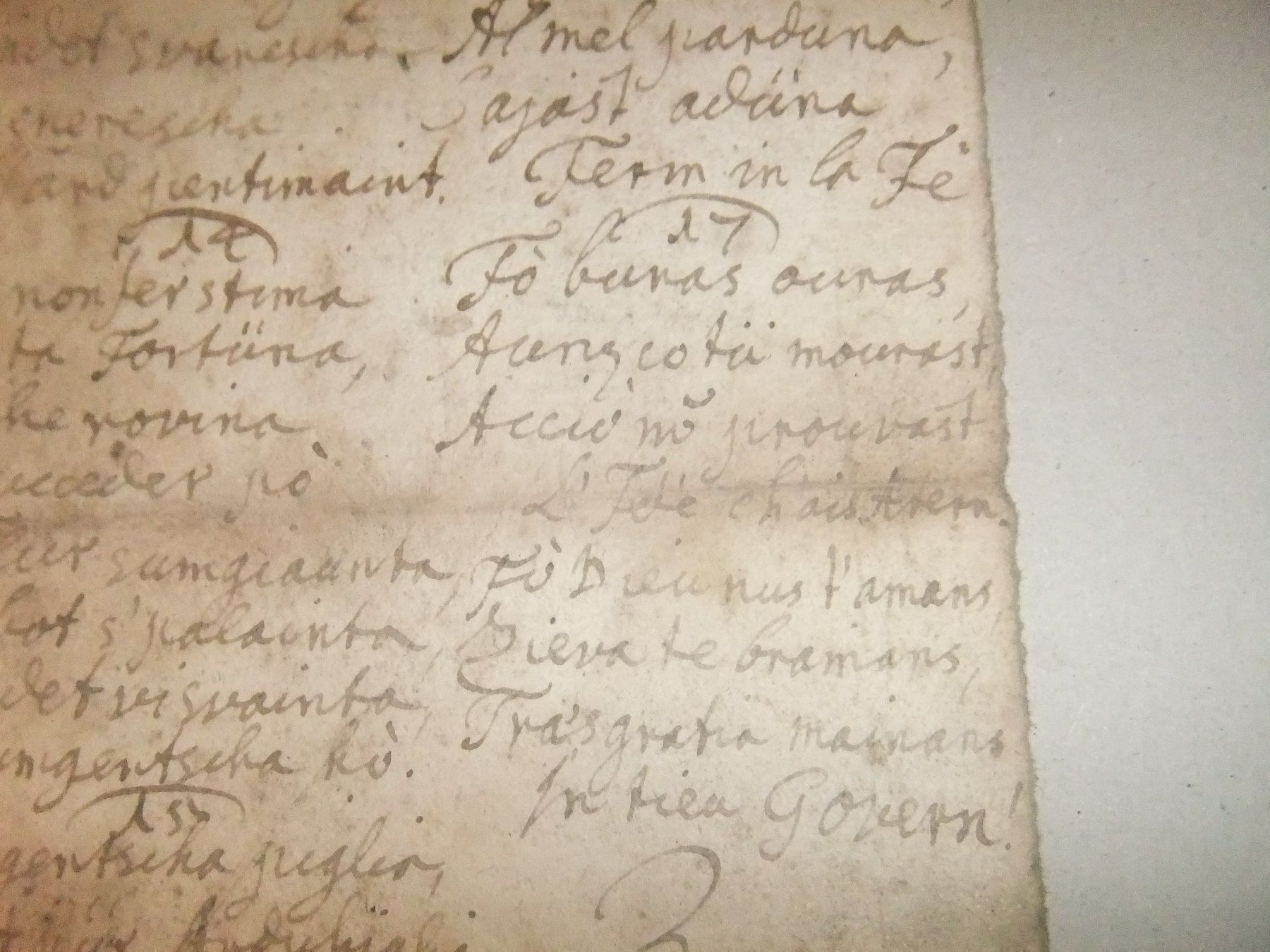 Libri: Antikes Bündner Notenblatt - SONETT – Usato da Esslingen venduto da eintagammeer 5