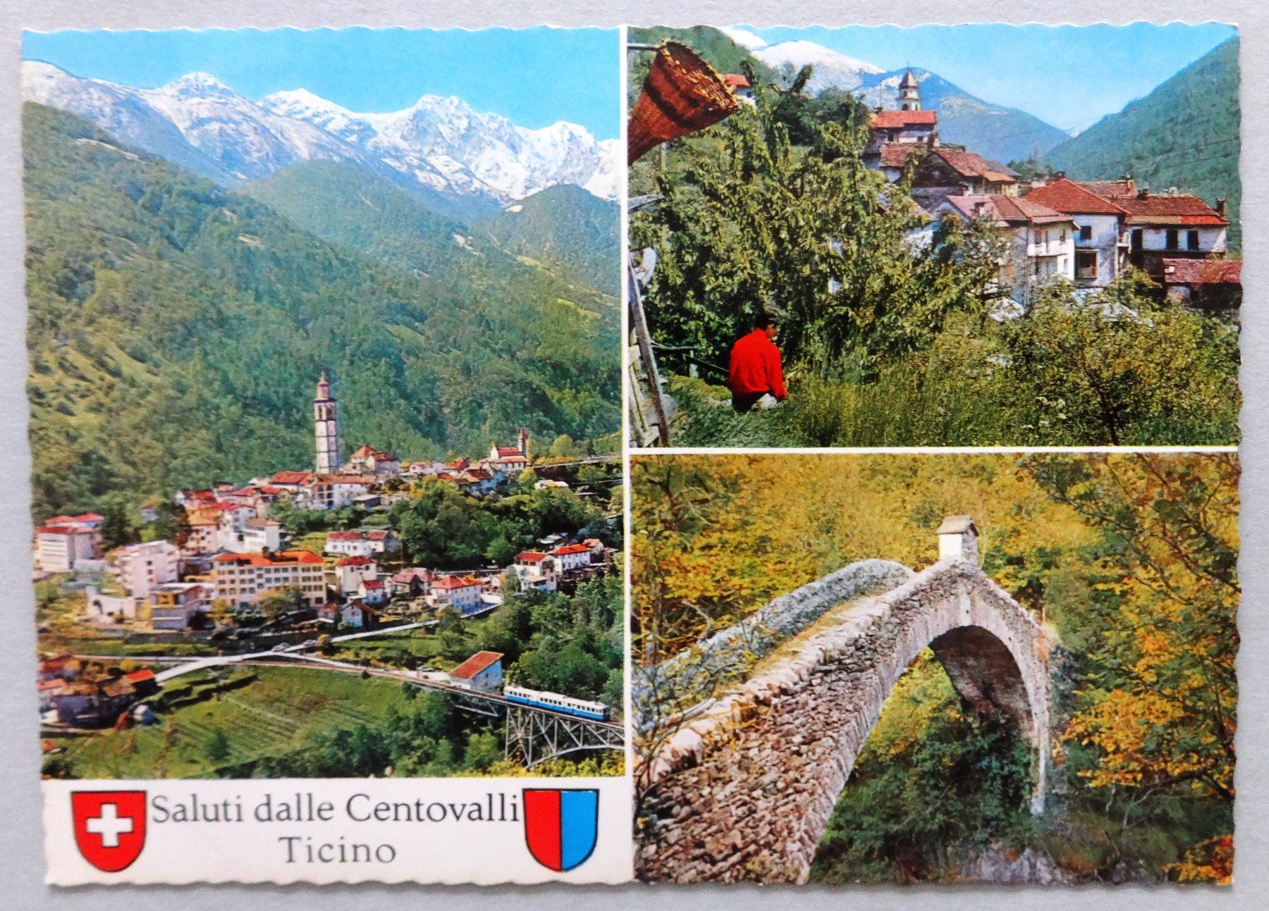 Cartoline postali: Saluti dalle Centovalli – Usato da Fétigny venduto da Billy2miny