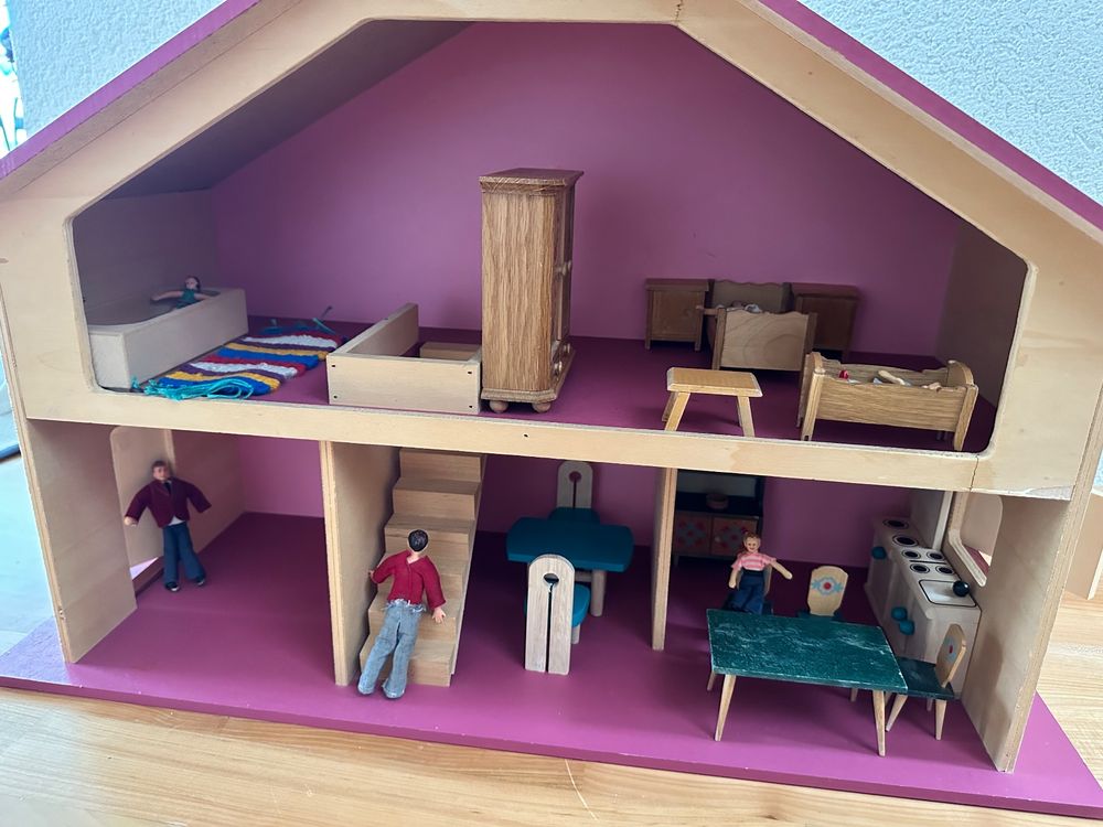 Puppenhaus Holz Kaufen auf Ricardo