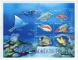 Block "Fische". Malediven.