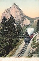 Rochers de Naye VD Zahnradbahn Bergbahn Bahn