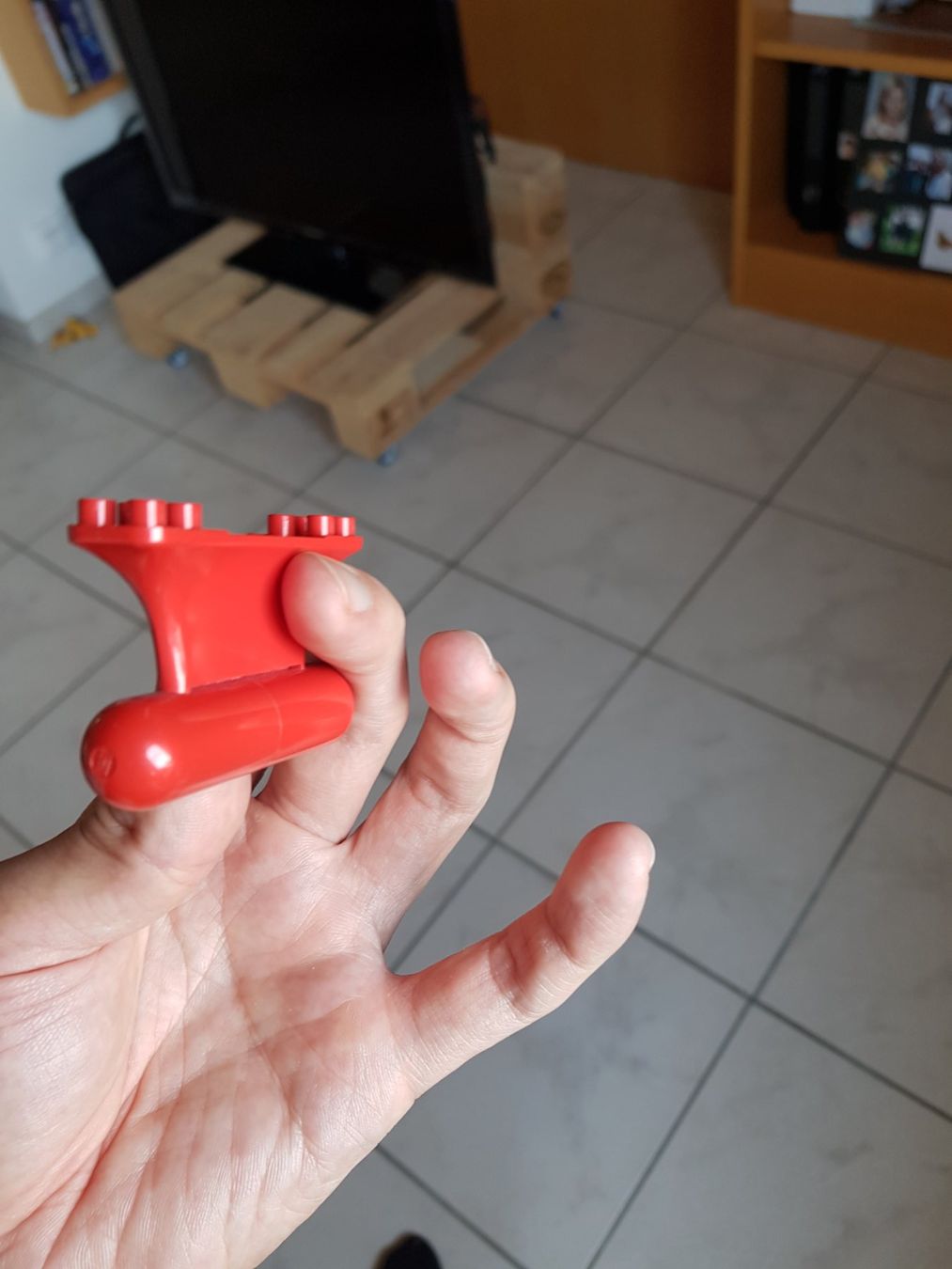 Lego Kit di costruzioni: Lego Boot Kiel mit Gewicht rot, x149a – Usato da Hausen am Albis venduto da RoBrixX 4