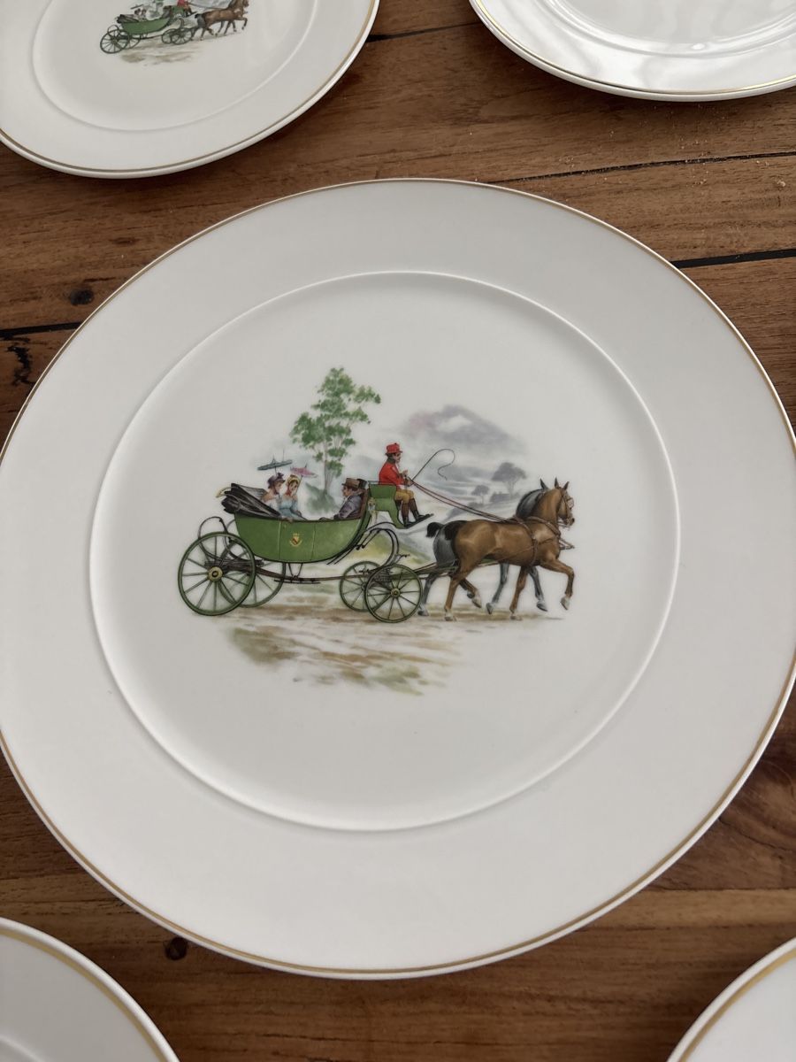 Set di piatti: Langenthal Teller 6 Dessertteller 1Kuchenteller – Usato da Kriens venduto da Wundertuete17 1