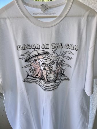 Herren Shirt "Bacon in the sun" Grösse XL, NEU
