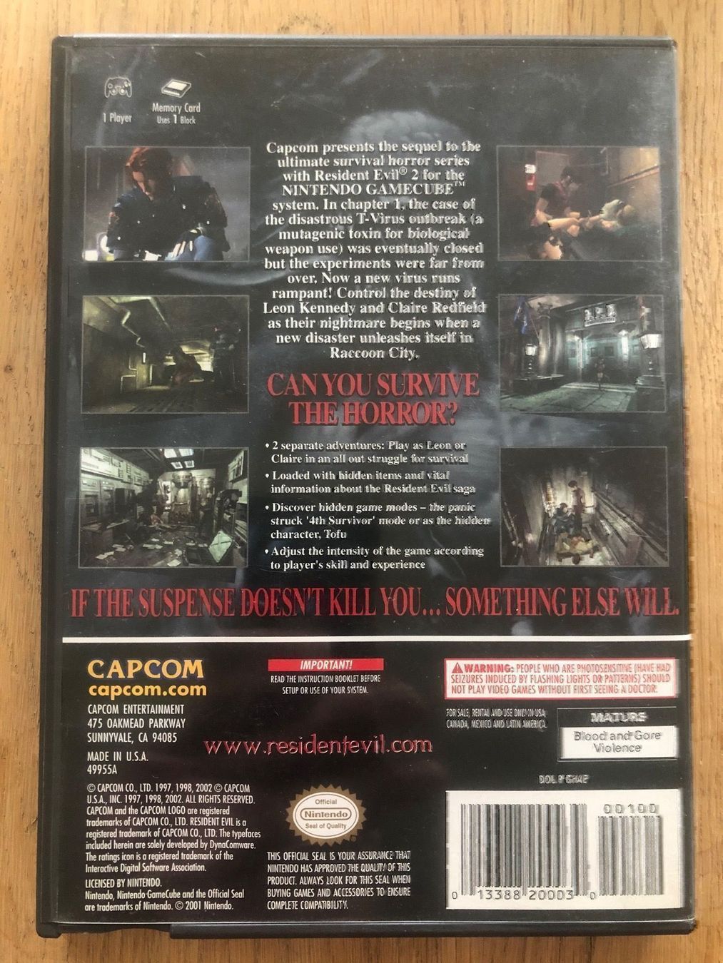 Giochi: Resident Evil 2 US Nintendo Game Cube – Usato da Kestenholz venduto da Mad18 1