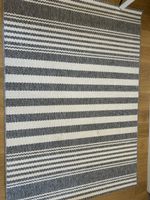 Striped Area Rug - Great for Summer Living Spaces! 50