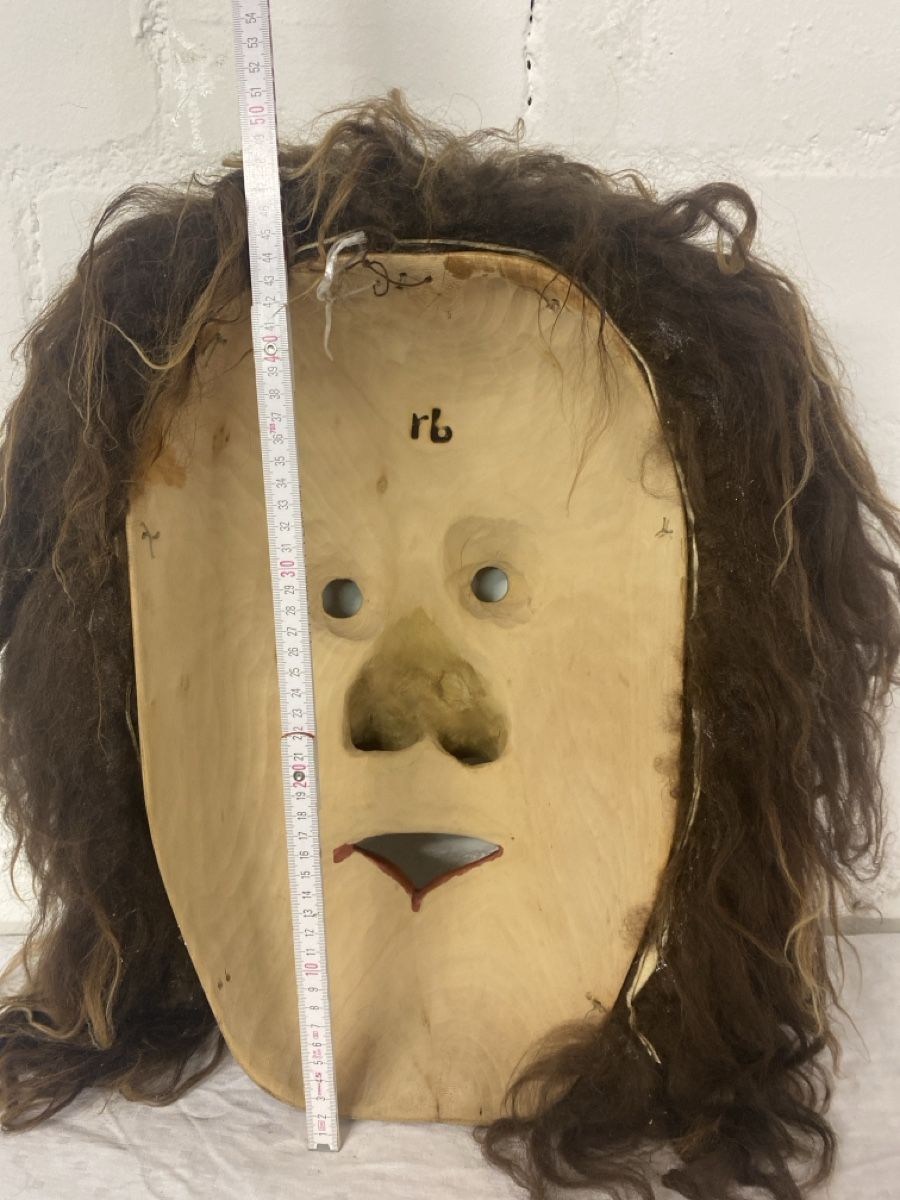 Maschere: Wunderschöne Holzmaske von Rudolf Bodmer – Usato da sursee venduto da trilli-tralli 6