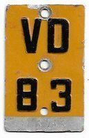 Mofa Töffli 1983 Waadt Vaud VD 83, letzte VD!