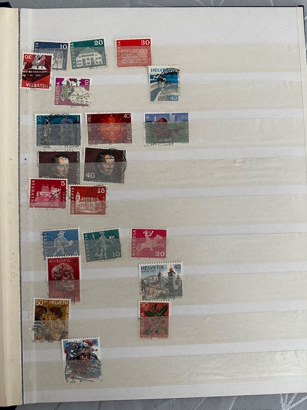 Tutti i francobolli: Briefmarkensammlung – Usato da Lenzburg venduto da flyfun