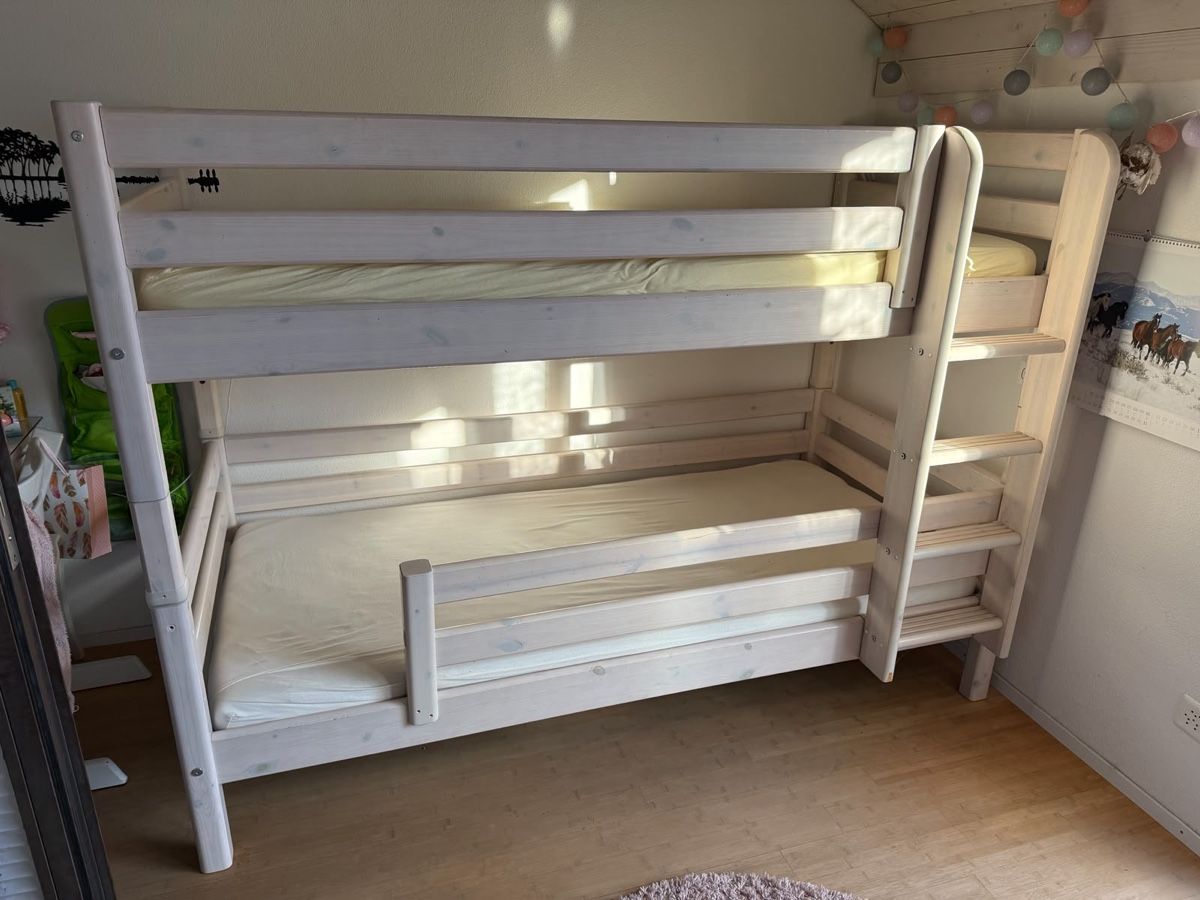 Letti: 2x FLEXA Hochbett = 1x Etagenbett – Usato da Erlach venduto da laughinggecko 3