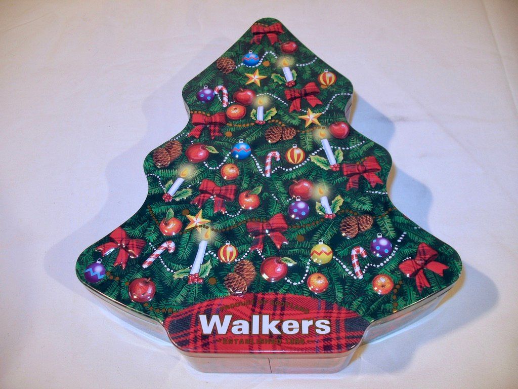 Altro in Decorazioni & Accessori: Blech Dose Büchse Walkers Biscuits Guetsli Weihnachtsbaum – Usato da Wil ZH venduto da Arbolero