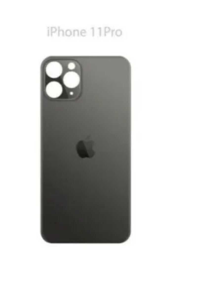 Apple Telefoni cellulari / Smartphones: Iphone 11 pro Max Rückglas Space Gray Big Hole – Nuovo e nell'imballaggio originale da Olten venduto da HoYa01