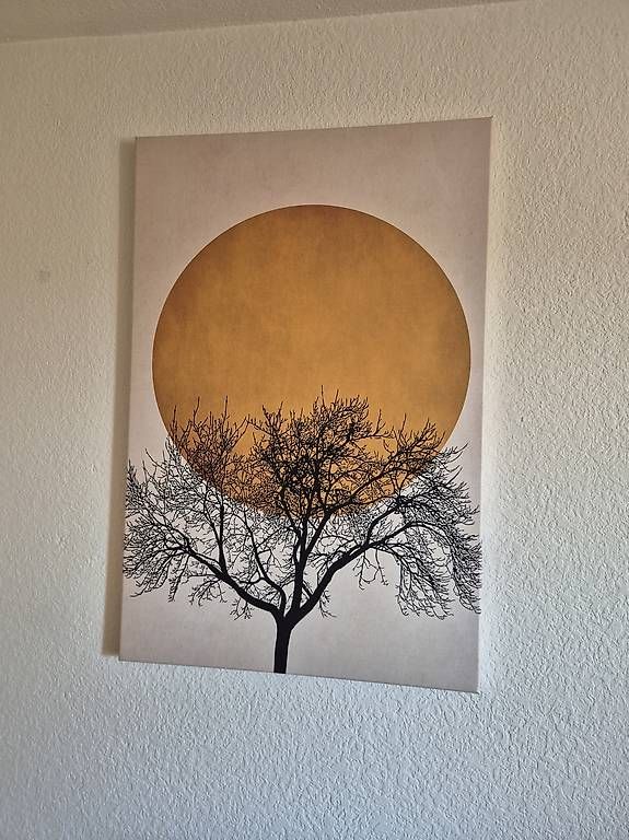 Foto & Immagini: Leinwand Sonne/Mond & Baum – Usato da Zürich venduto da pompiersmartin