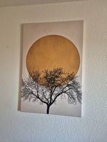 Leinwand Sonne/Mond & Baum
