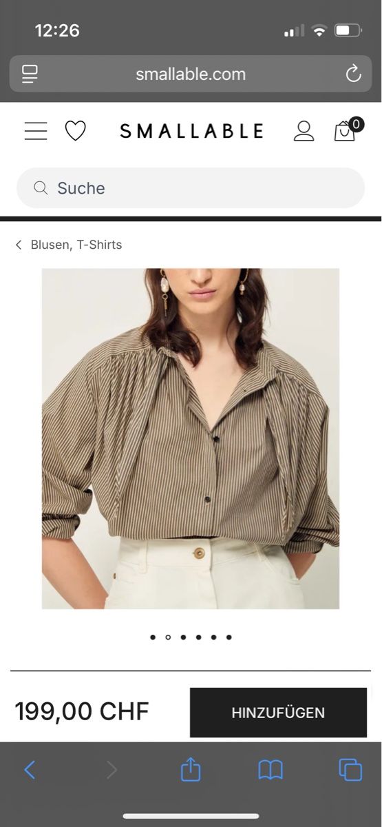 Sessun Blusen: SessunBluse, gestreift, Gr. S, neu! – Neu und originalverpackt aus Basel von la5404 5