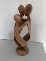 Wunderschöne Holzfigur Familie ca 30 cm