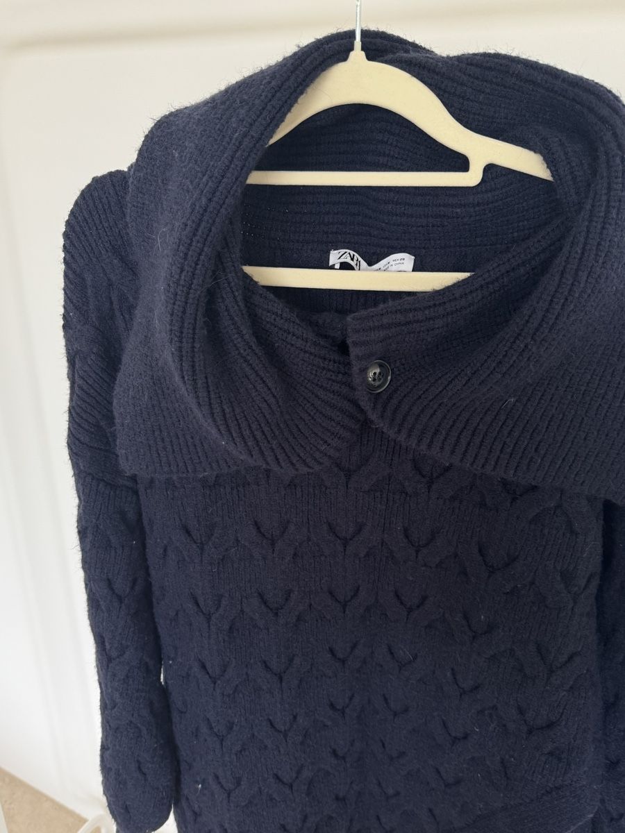 Zara Maglioni & Felpe: Zara navy long sweater – Usato da Zürich venduto da di_archive 2