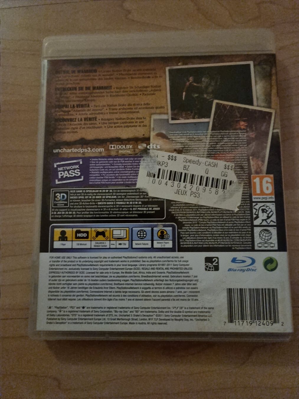 Giochi: Uncharted 3 PS3 – Nuovo (secondo la descrizione) da Ostermundigen venduto da ala_pt5h 1