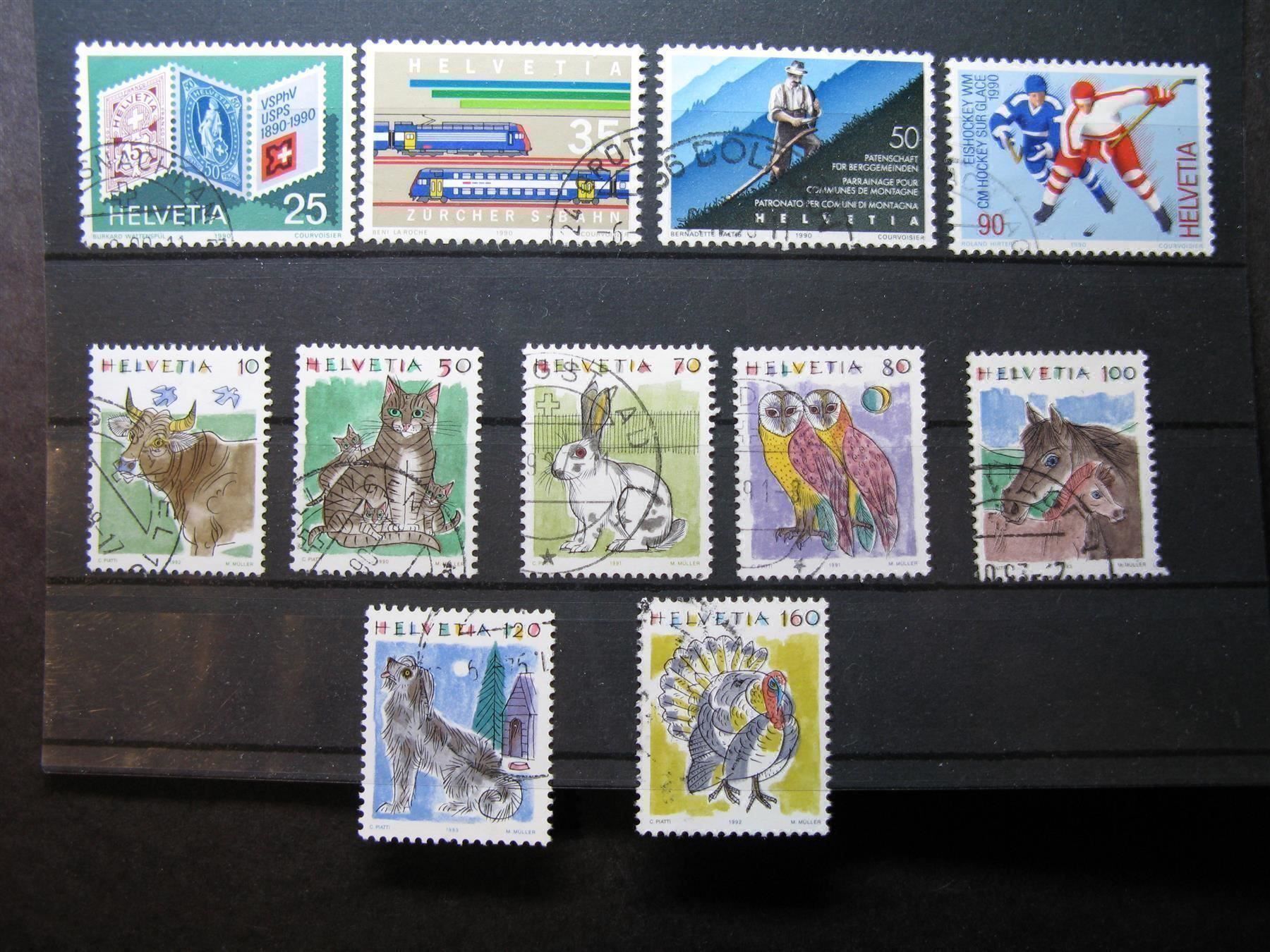 Tous les timbres: 1990 Werbe marken  Tiere gest – D'occasion à Wil SG par fva01