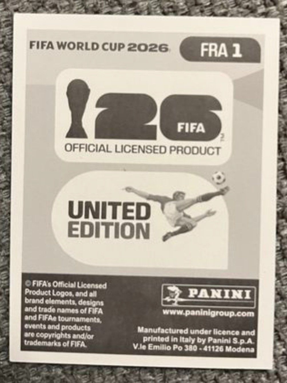 Panini Carte collezionabili: WM 2026 Paninibild Nr. FRA1 – Nuovo (secondo la descrizione) da Rotkreuz venduto da keerthdi 1
