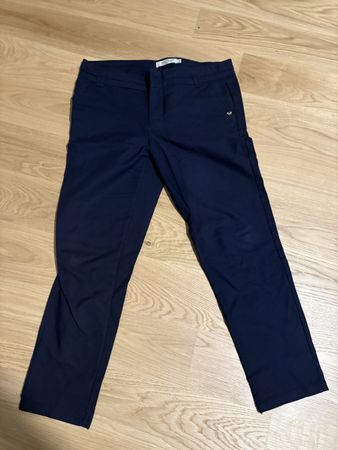 Navy female cotton pants M
