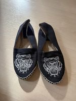 Kenzo Espadrilles Damen Grösse 38 Schwarz Tiger Motiv Sommer