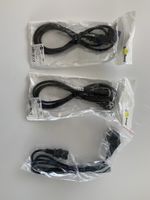 3x Apparatekabel Deutschland - Stecker C13 / Typ F