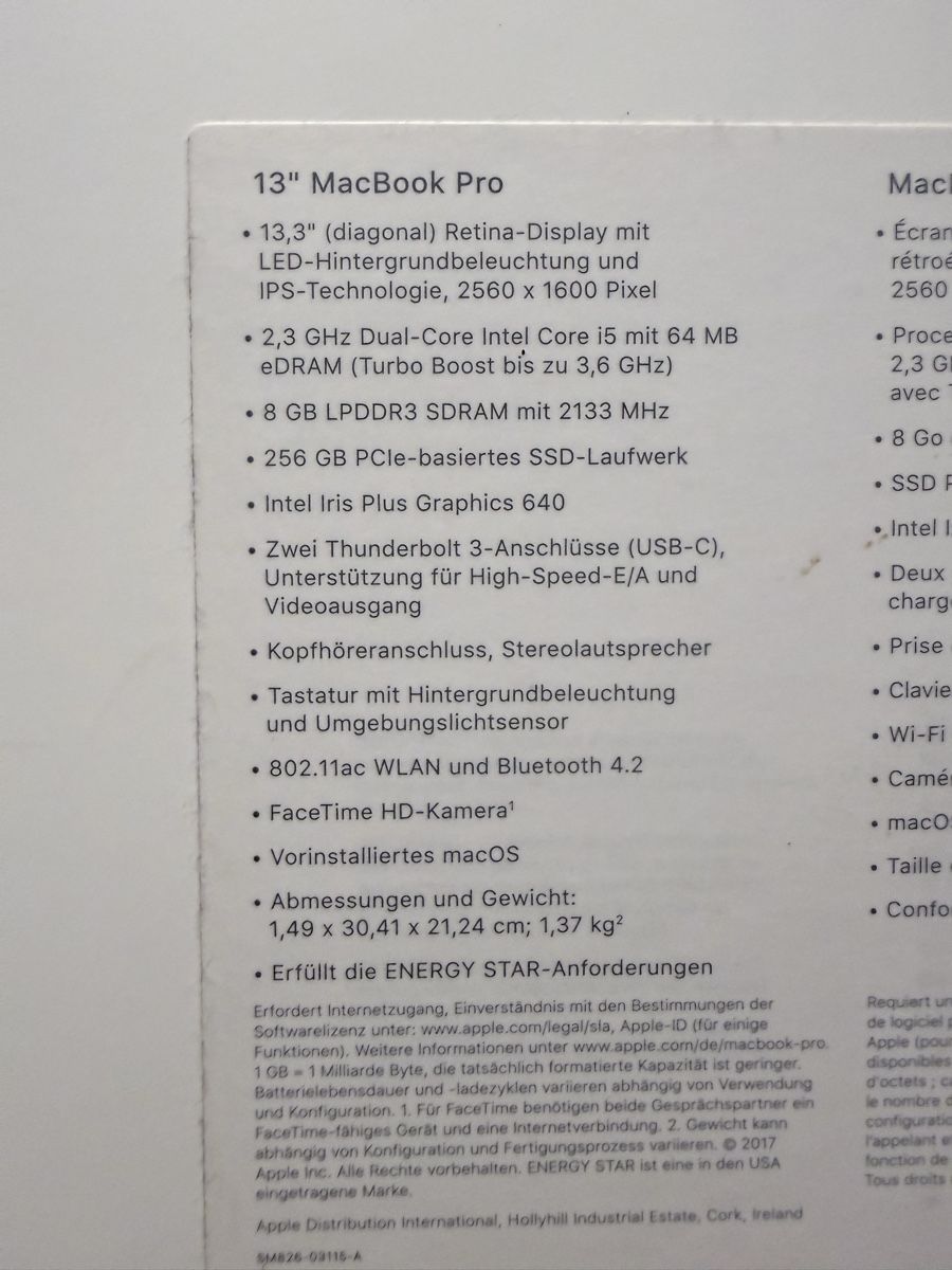 Apple Notebook: MacBook Pro 13 – Usato da Bad Zurzach venduto da dani826 3