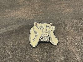Comic Cat Pin