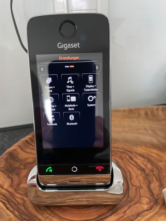 GIGASET SL910 TELEFON KABELLOS DESIGN DECT PIANOSCHWARZ (Gebraucht) in ...