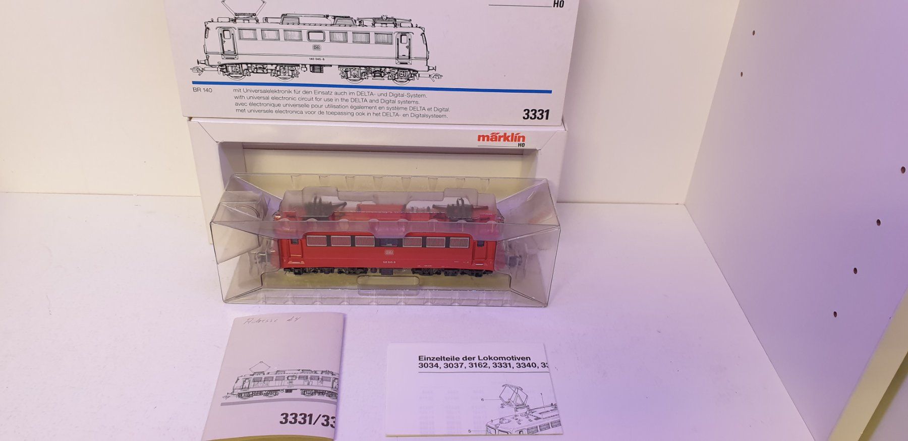 Märklin Modelleisenbahnen: Märklin DB BR140 Digital 3331 H0/AC – Neu (gemäss Beschreibung) aus Neuenhof von ludovicco 1