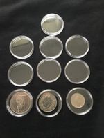 Kunststoffkapseln für Münzen