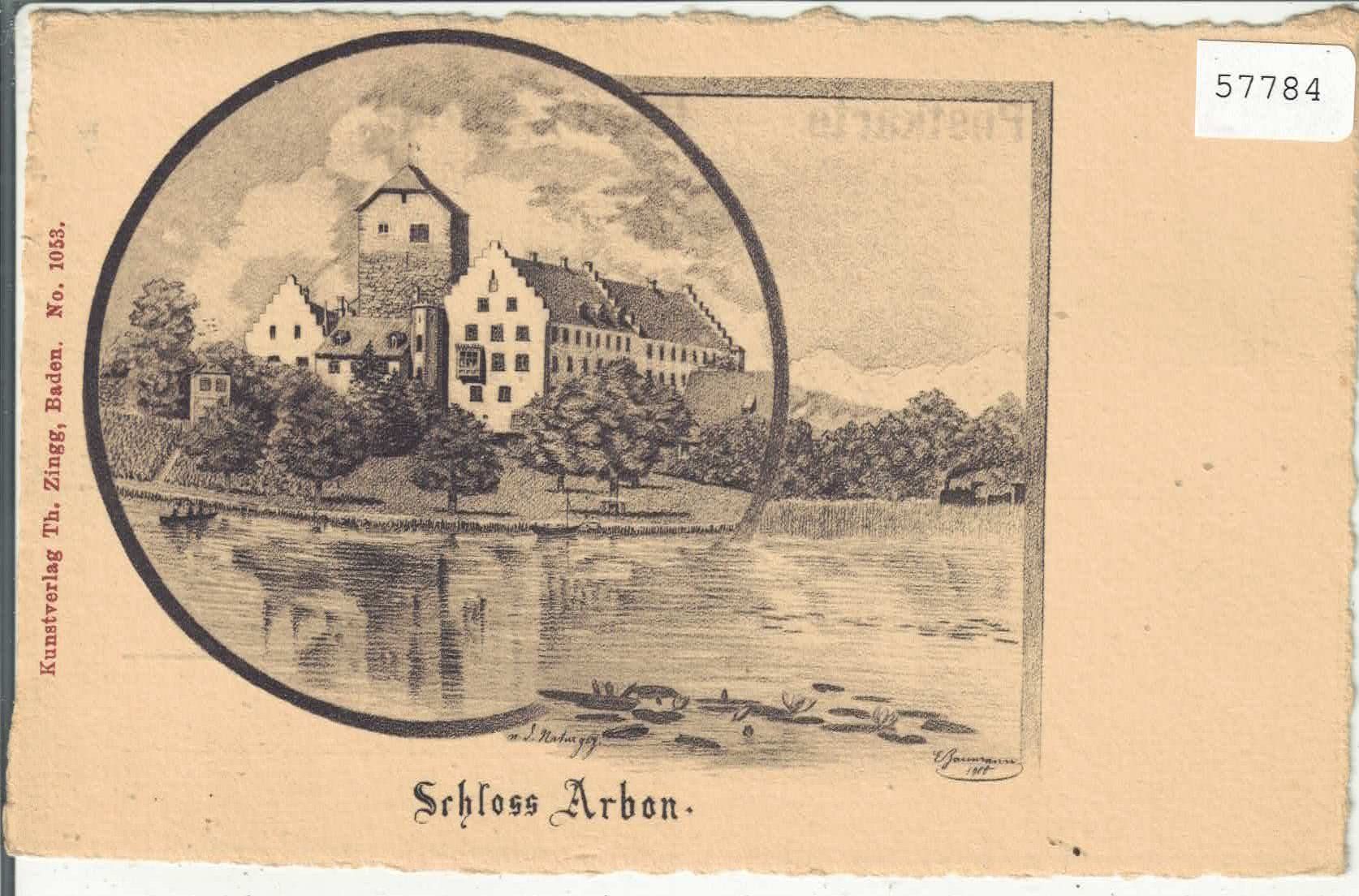 Ansichtskarten: Schloss Arbon – Gebraucht aus Ettingen von Kartenplanet