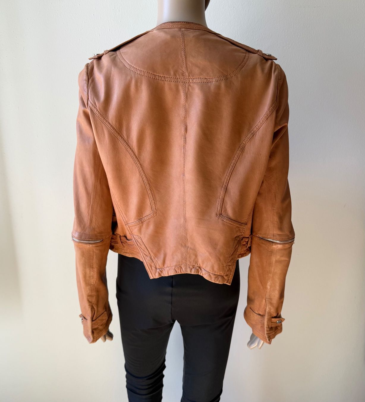 Karen Millen Vestes: KAREN MILLEN Lederjacke 🤎 – D'occasion à zürich par vintage12 3