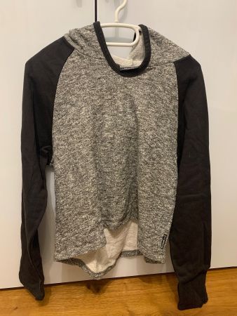 Kapuzen-Sweatshirt Farbe Grau-schwarz, Billabong, Gr. S