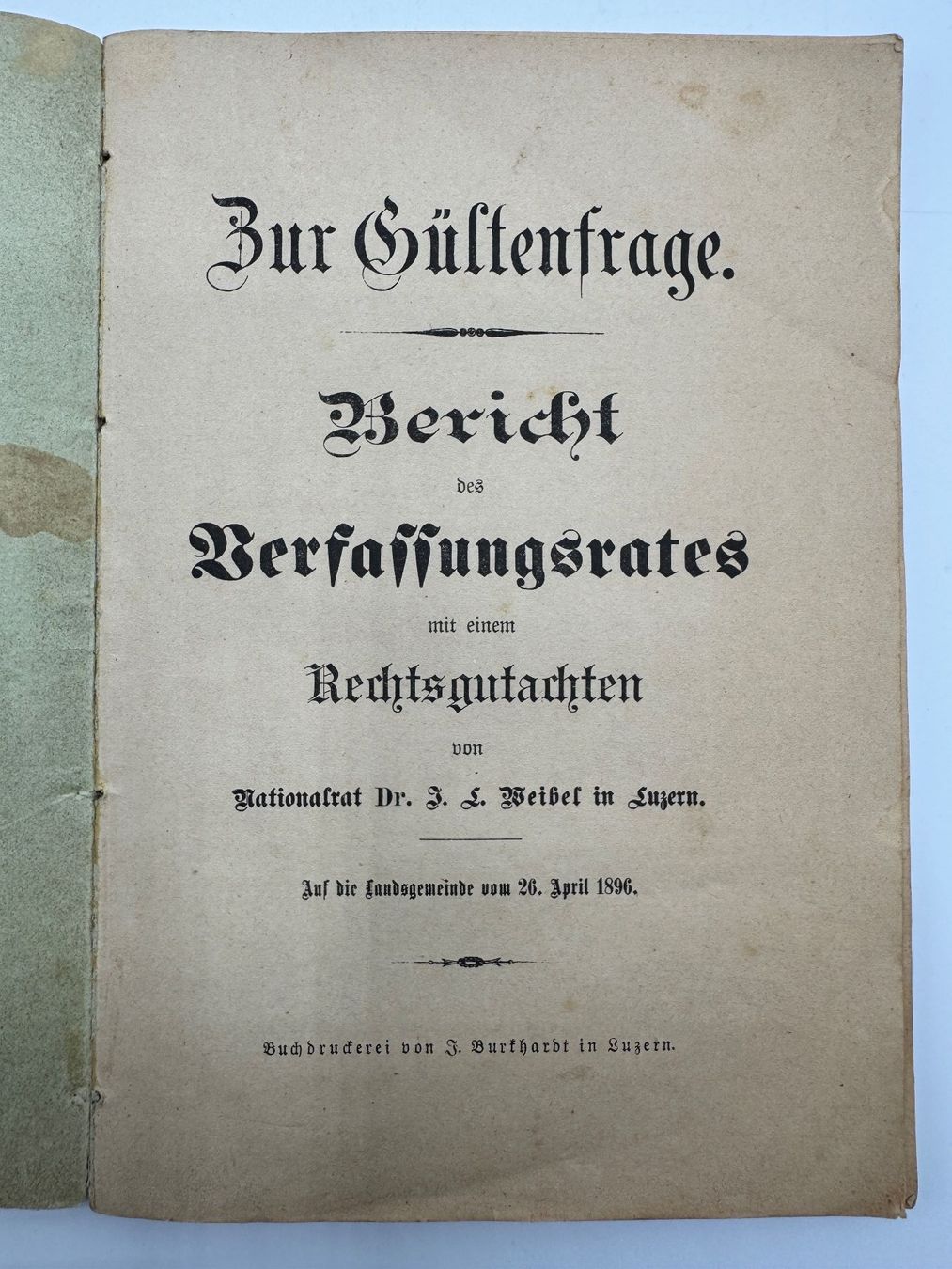 Bücher: Gülton-Buch – Gebraucht aus Sachseln von BONATI01 1