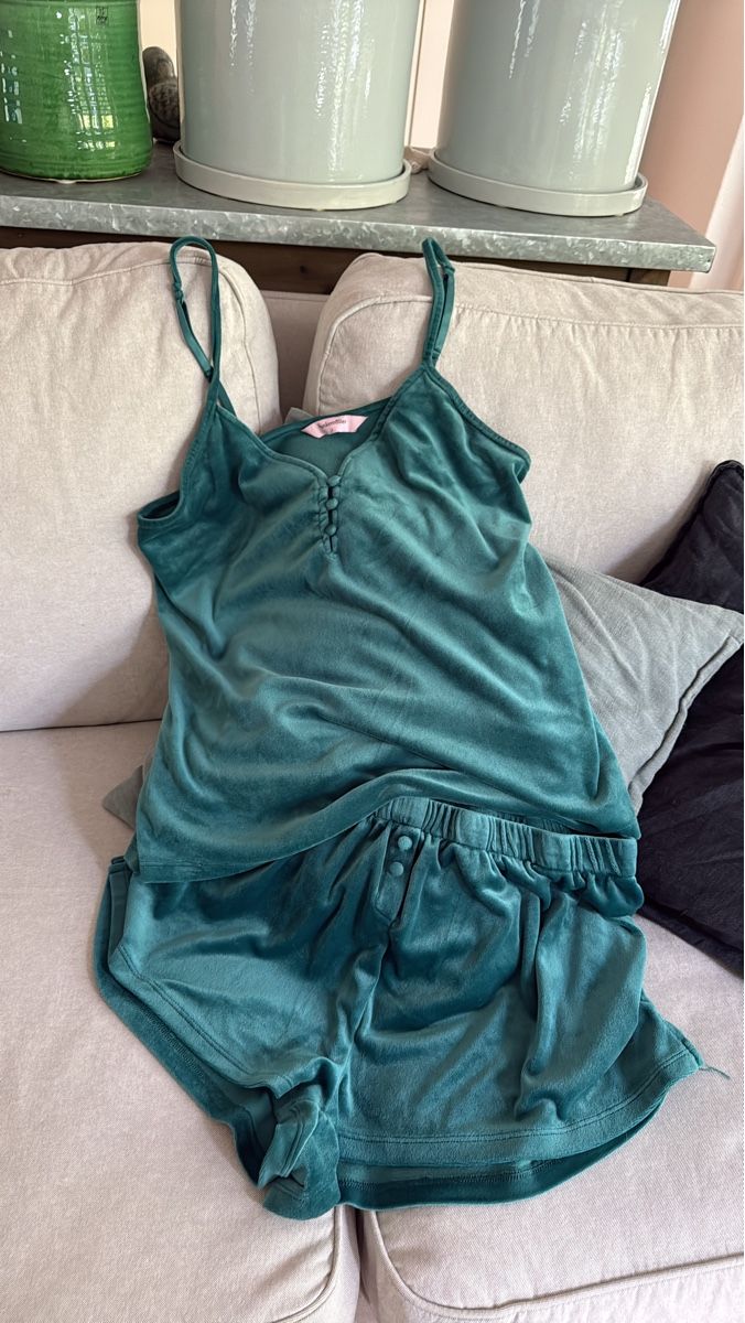 Hunkemöller Negligees & Pigiami:  Pyjama Set Petrol neu  – Usato da Winterthur venduto da san_9m2f