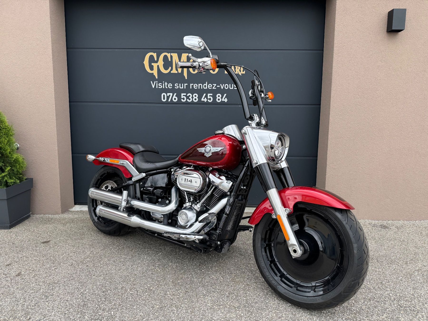 Harley-Davidson Chopper: Harley Davidson Fat Boy 114 LEASING POSSIBLE – Usato da Echallens venduto da HD90 1