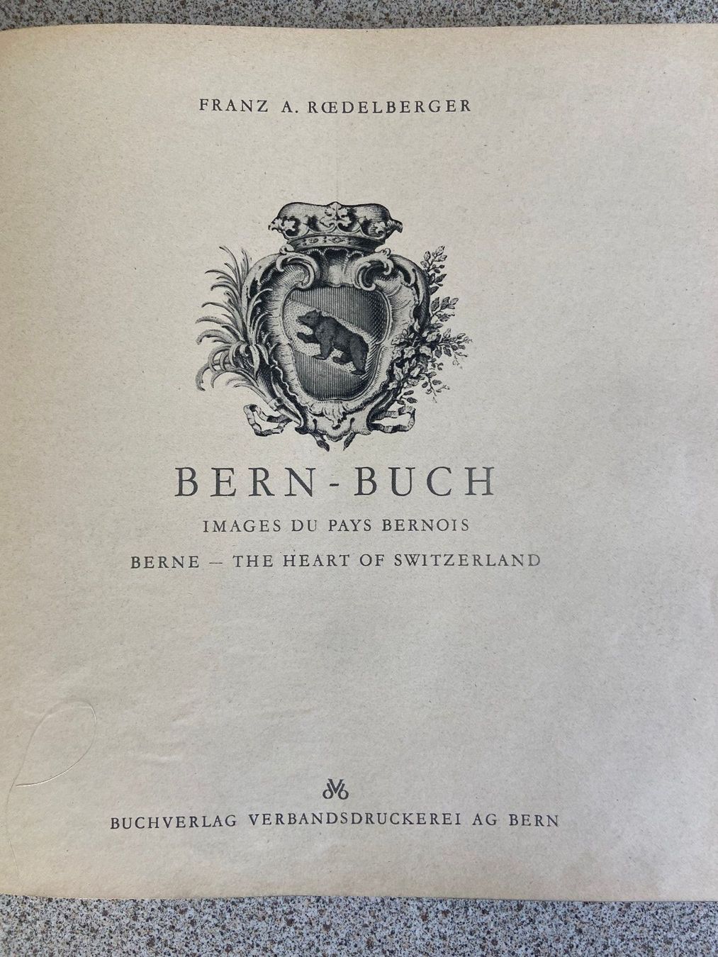 Livres: dreisprachiges Bern - Buch – D'occasion à Böckten par Hansi36 1