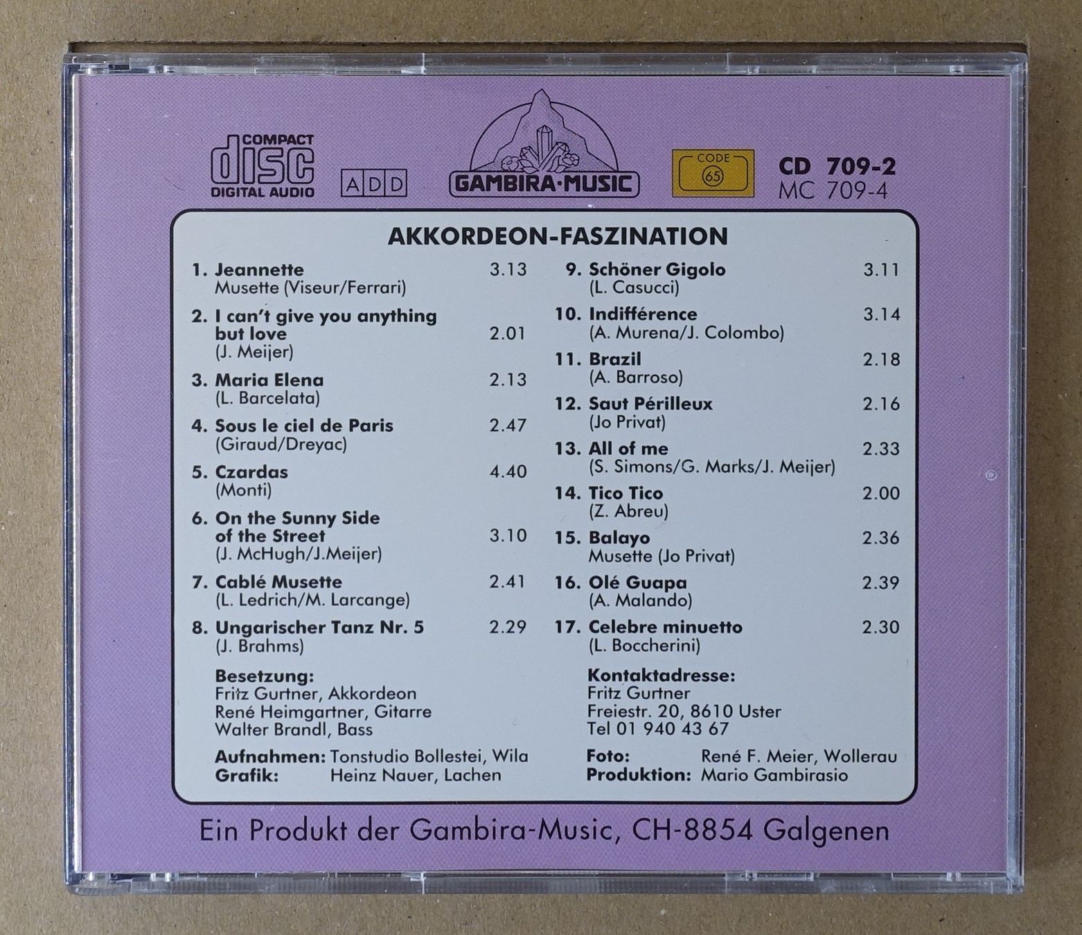 CD: Akkordeon-Faszination - Schweiz - D24 – Usato da Sessa venduto da discoverymedia 1
