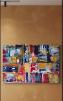 Gemälde Bunt handmade 53×81