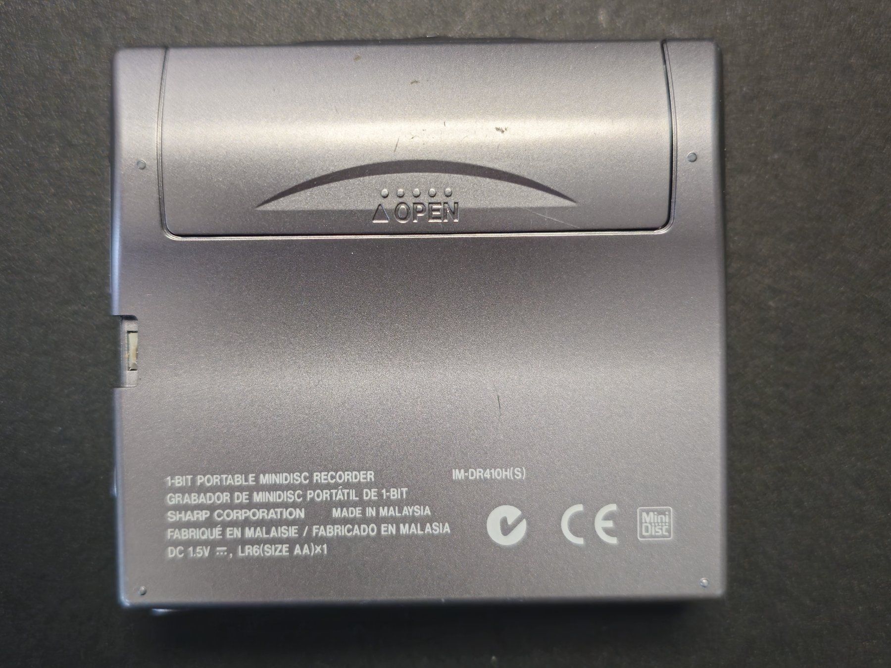 Minidisc: (RARE) Sharp IM-DR 410 H + MD80min. – Usato da St. Gallen venduto da Cat_s 7